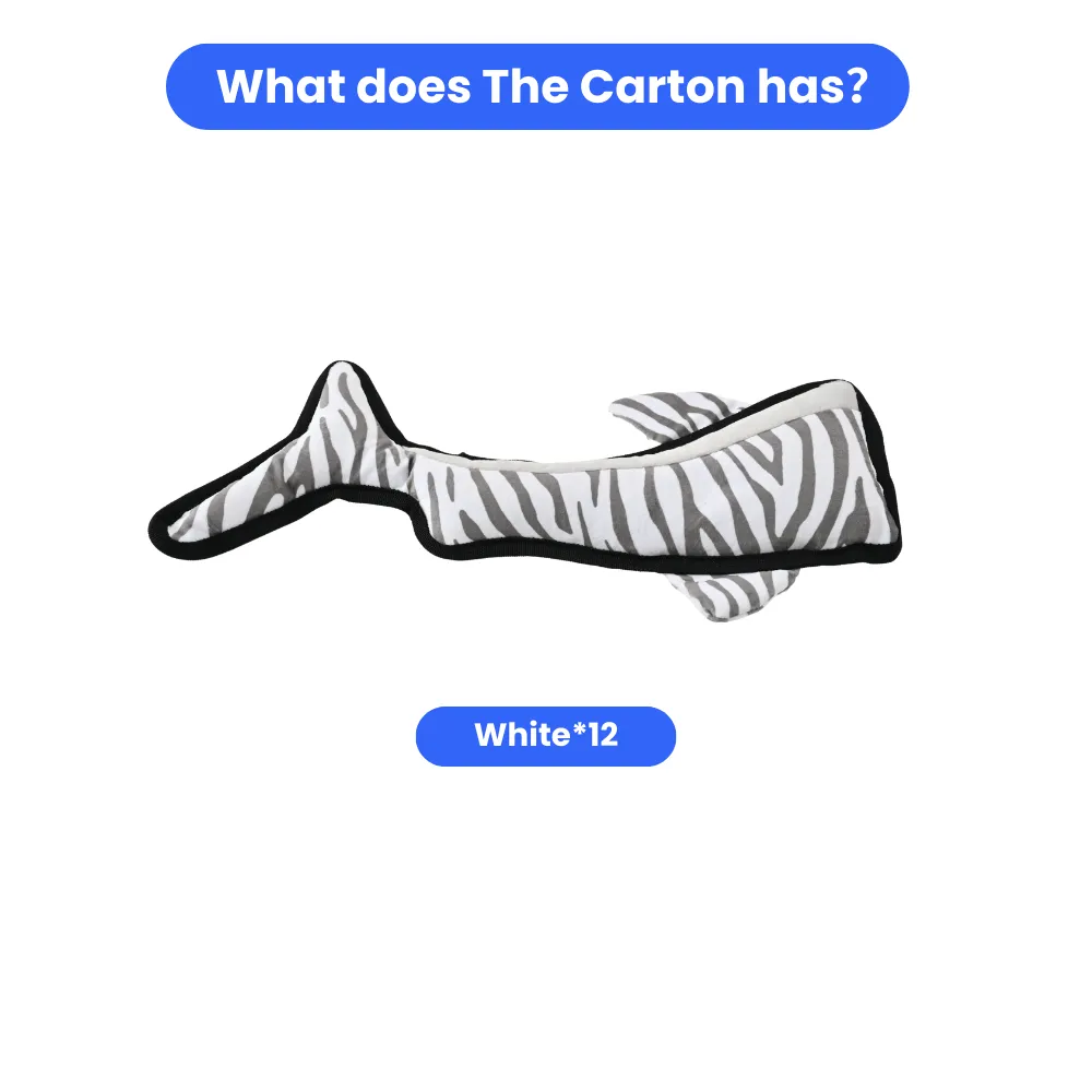 Dog Chew Toy Shark Tail Color