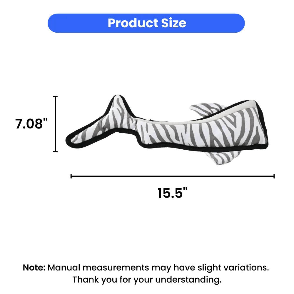 Dog Chew Toy Shark Tail Size