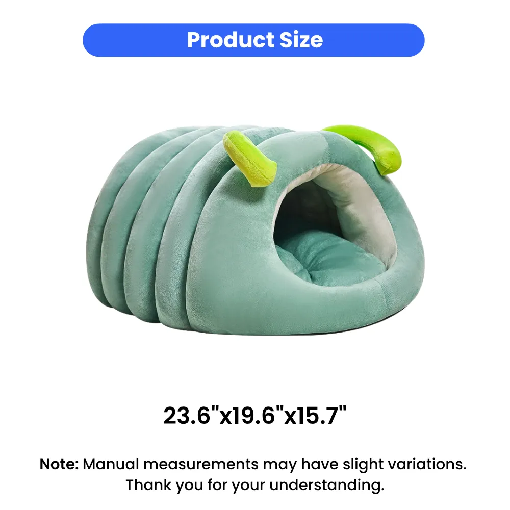 Hot Selling Soft Caterpillar Pet Bed