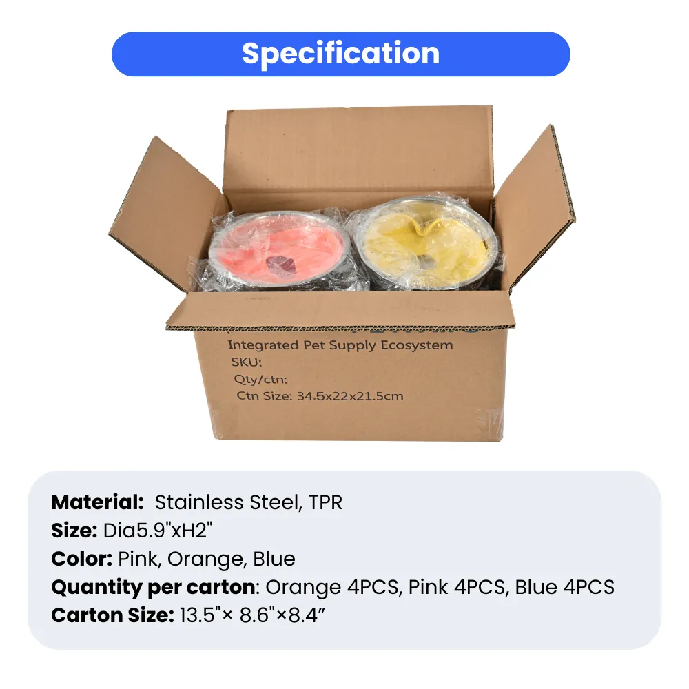 Pet Bowl Specification