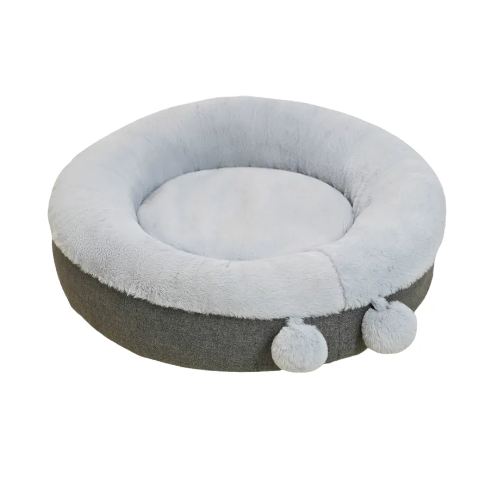 Plush Round Pet Bed