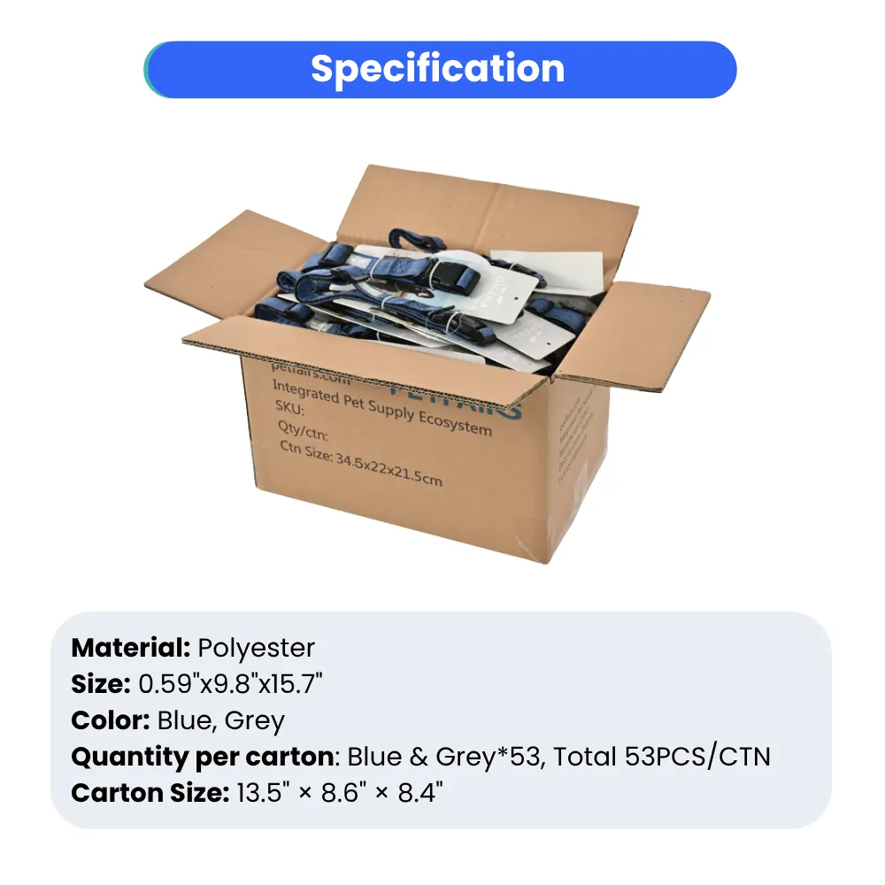 Recycled Dog Collar, S Size, 53pcsCarton