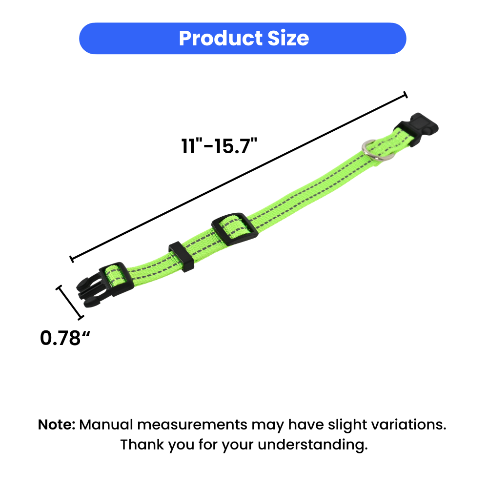 Reflective Dog Collar Adjustable