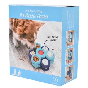 Anti-Slip Interactive Dog Slow Feeder Bowl, 4-Layer PP Design, 10pcs/Carton