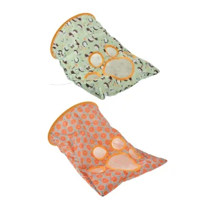 Wholesale Collapsible Cat Tunnel Bag Toy, 17.7x19.6, 2 Assorted Colors, 20pcsCarton