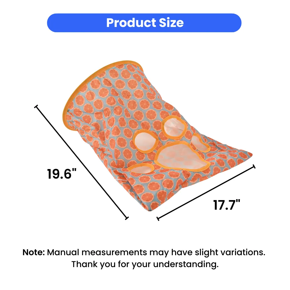 Wholesale Collapsible Cat Tunnel Bag Toy, 17.7x19.6, 2 Assorted Colors, 20pcsCarton