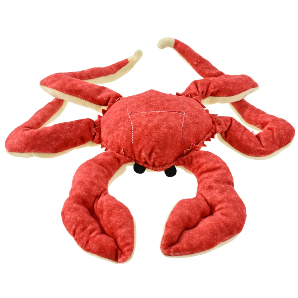 Wholesale Dog Interactive Plush Crab Toy, 13x11, 10 pcsCarton