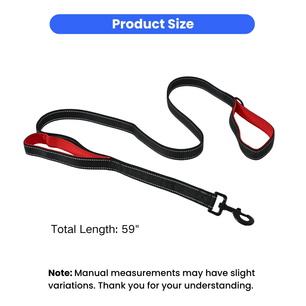Wholesale Dual Handle Nylon Dog Leash