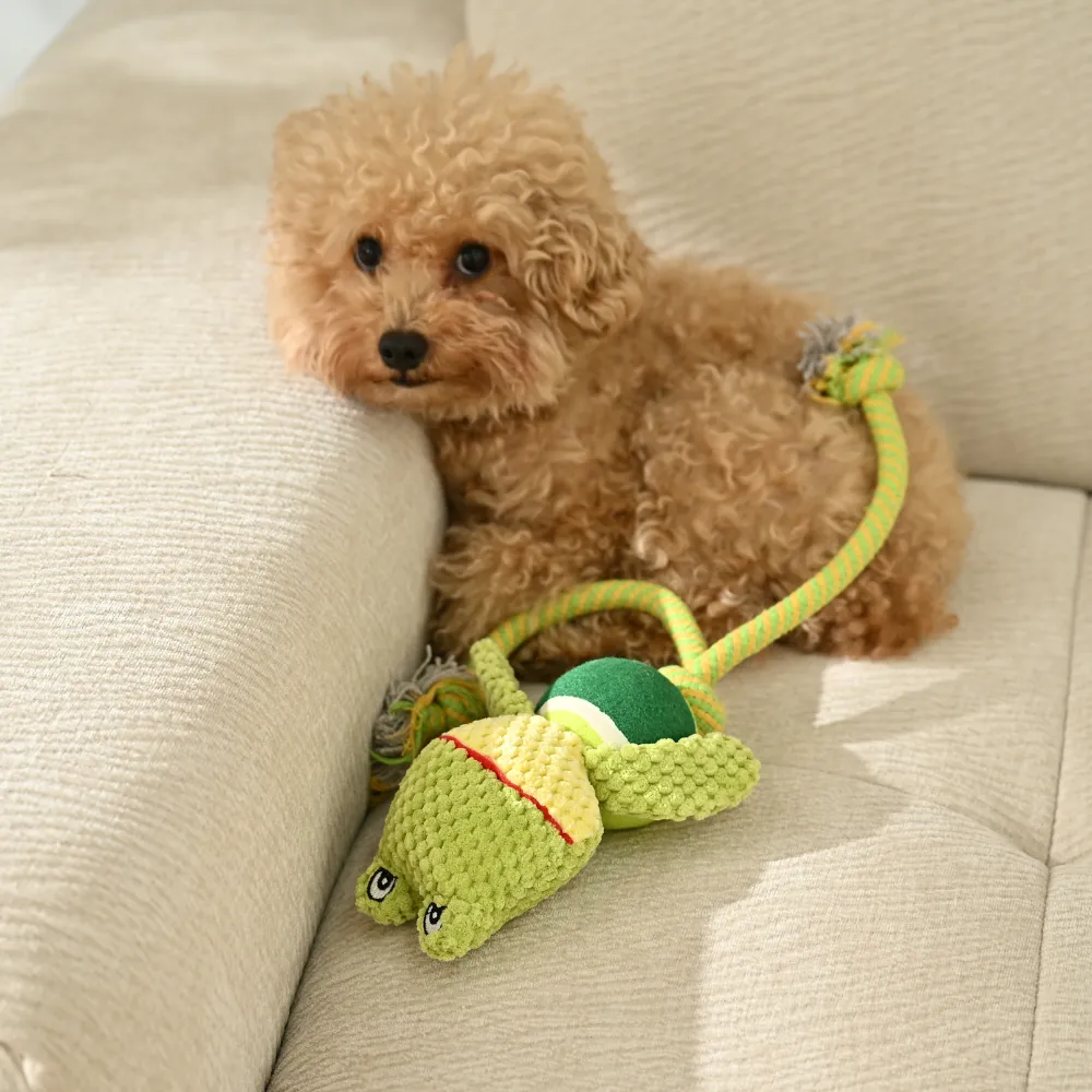 Wholesale Long Legs Funny Frog Shape Dog Toy,16.5", 10 pcs/Carton