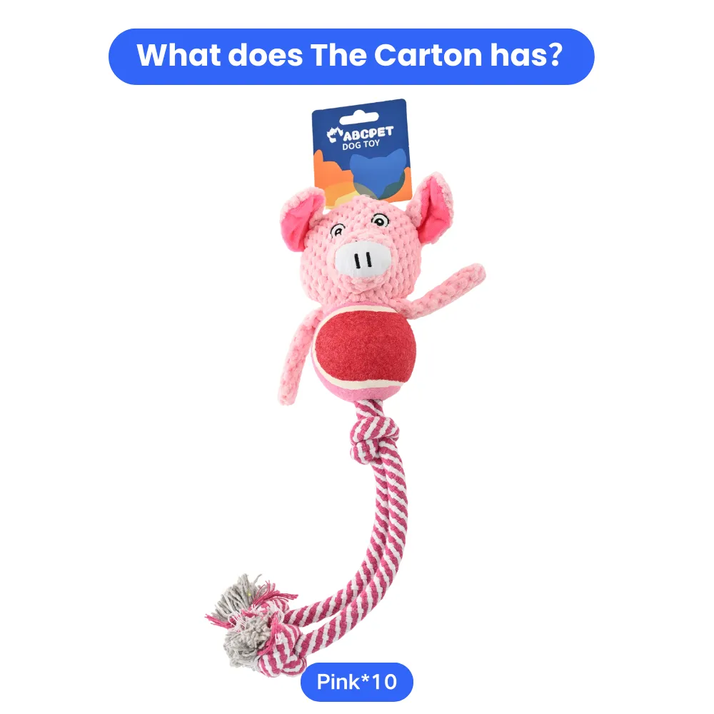 Wholesale Long Legs Funny Pig Shape Dog Chew Toy