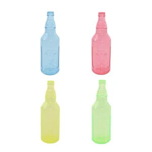 Wholesale Pet Chewy TPR Bottle Toy, L Size, 4 Colors Assorted, 9pcsCarton