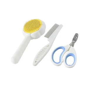 Wholesale Pet Grooming Set of 3 Cleaning Brush for Dogs and Cats , 3 Colors Assorted, 48pcsCarton