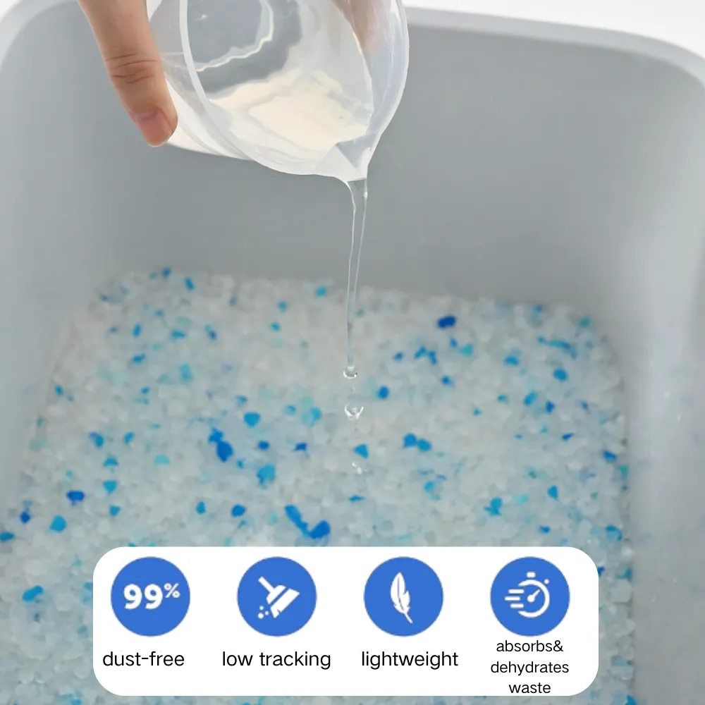 Wholesale Premium Crystal Cat Litter – Original Unscented, 4.4 lb × 6 Bags Per Carton