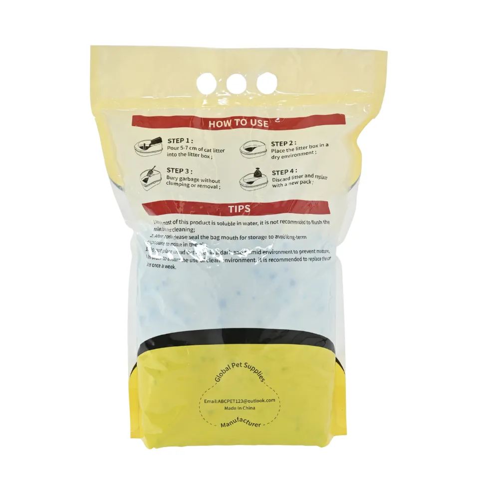 Wholesale Premium Crystal Cat Litter – Original Unscented, 4.4 lb × 6 Bags Per Carton