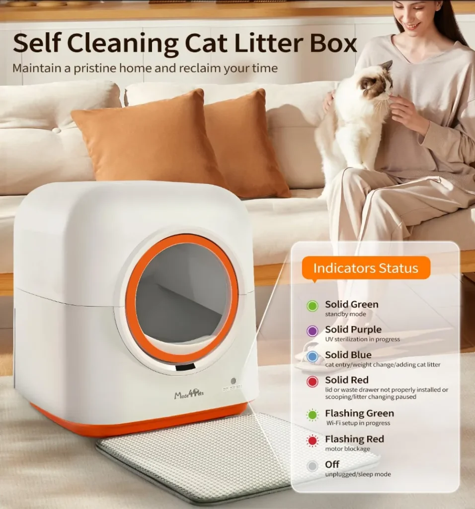 Self-Cleaning Cat Litter Box