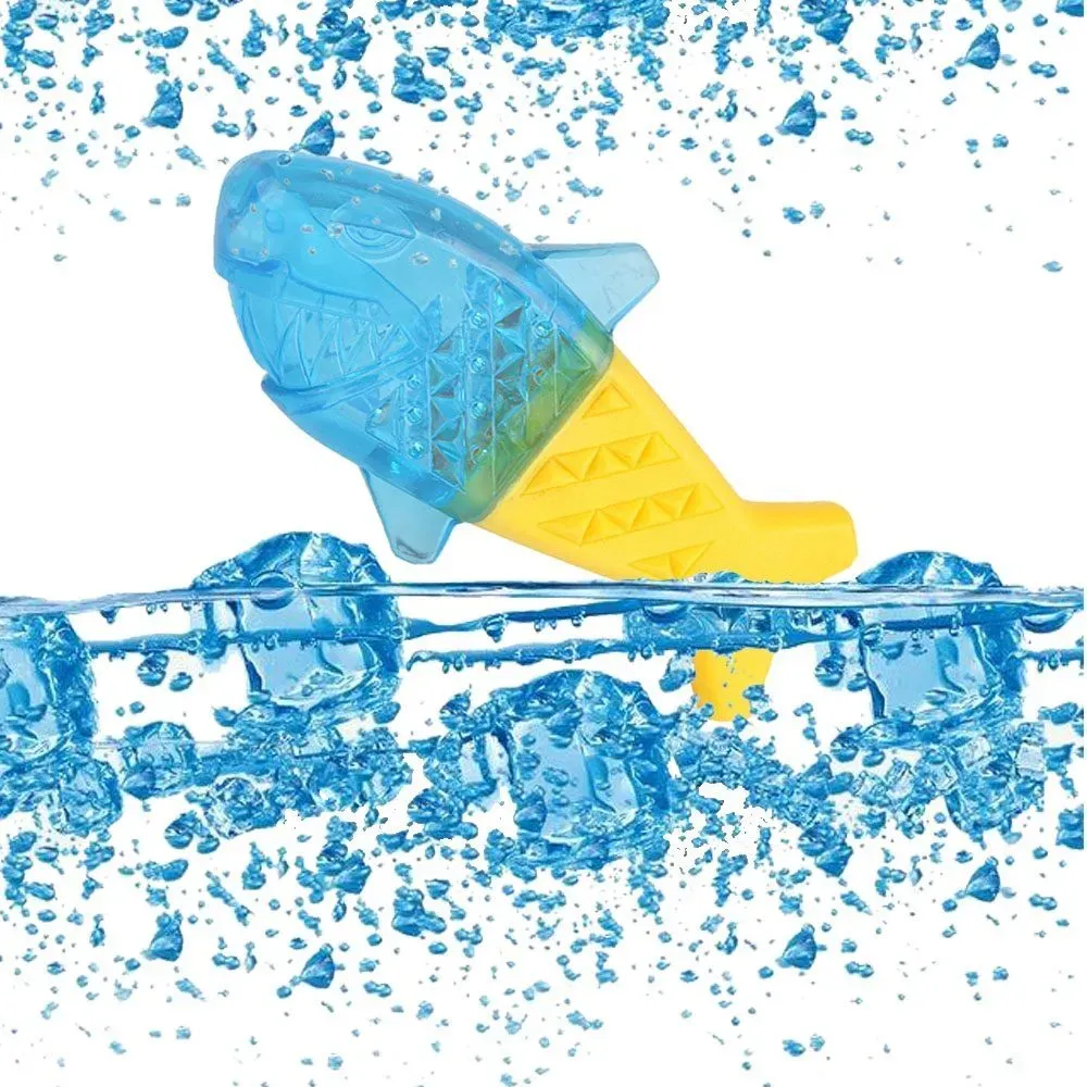 Bite Resistant TPR Frozen Teething Fish Dog Toy