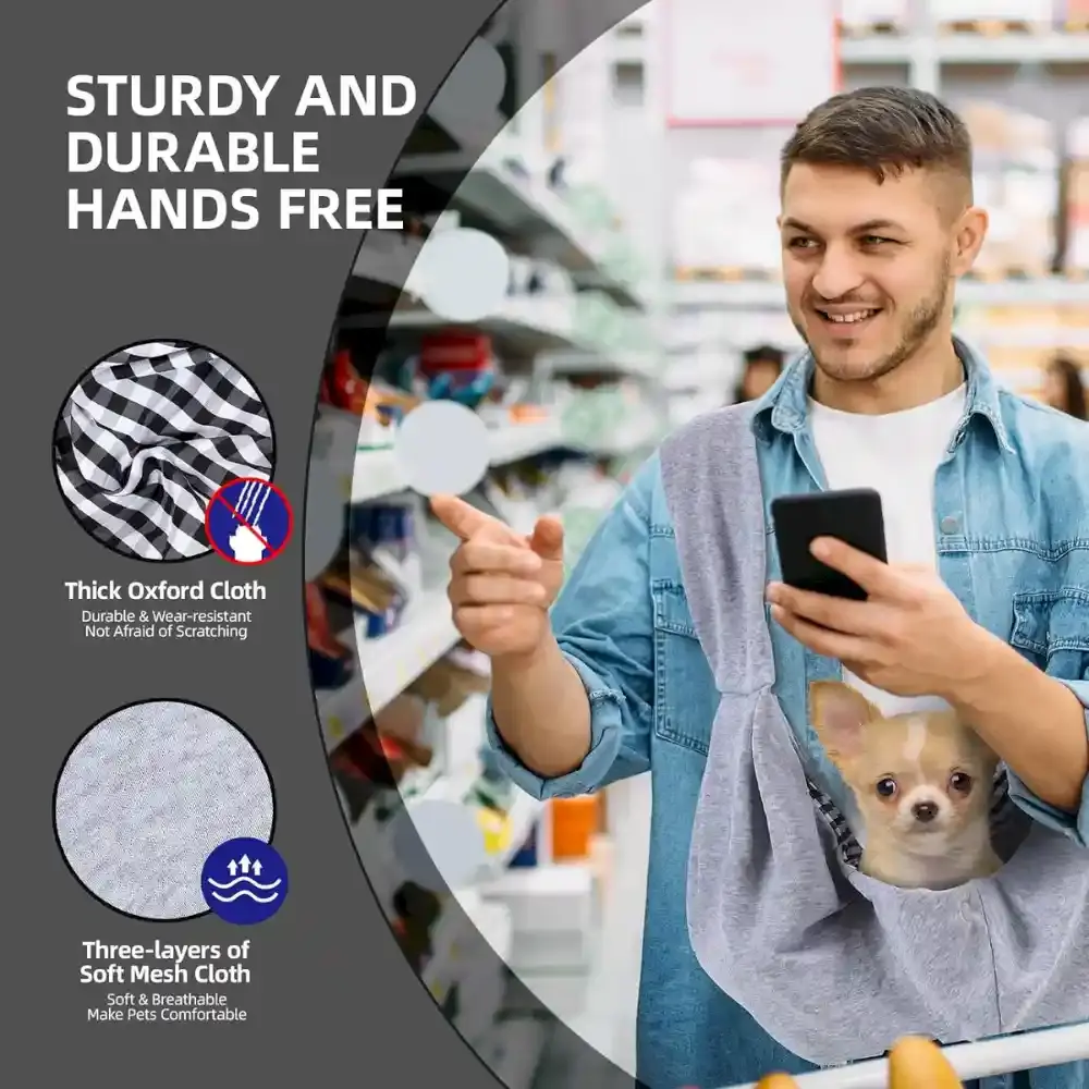 Foldable Breathable Dog Backpack Carrier