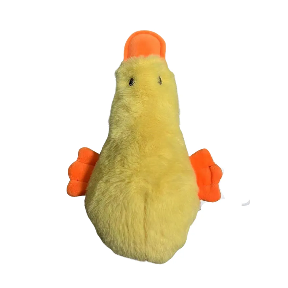 Interactive Chew Squeaky Plush Duck Dog Toy