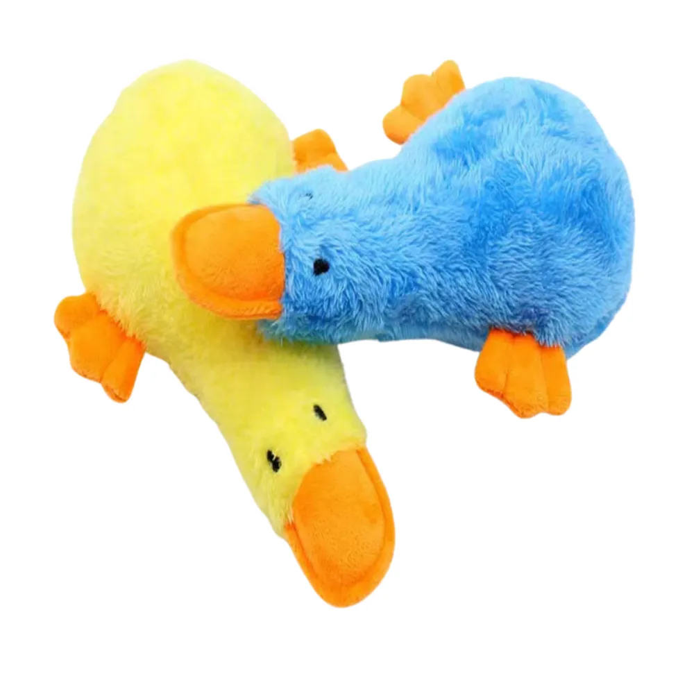 Interactive Durable Chew Squeaky Duck Dog Toy