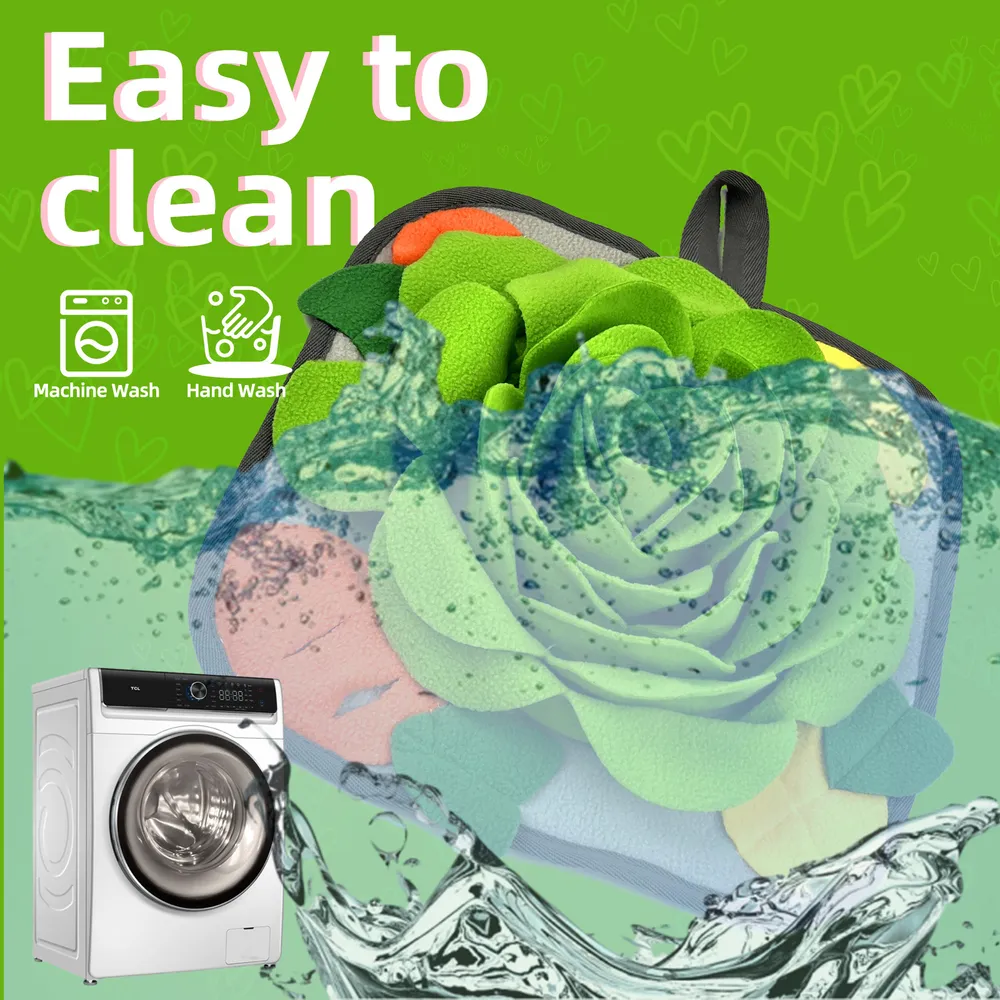 Interactive Flower-Shaped Item for Small Pets Stress-Relief