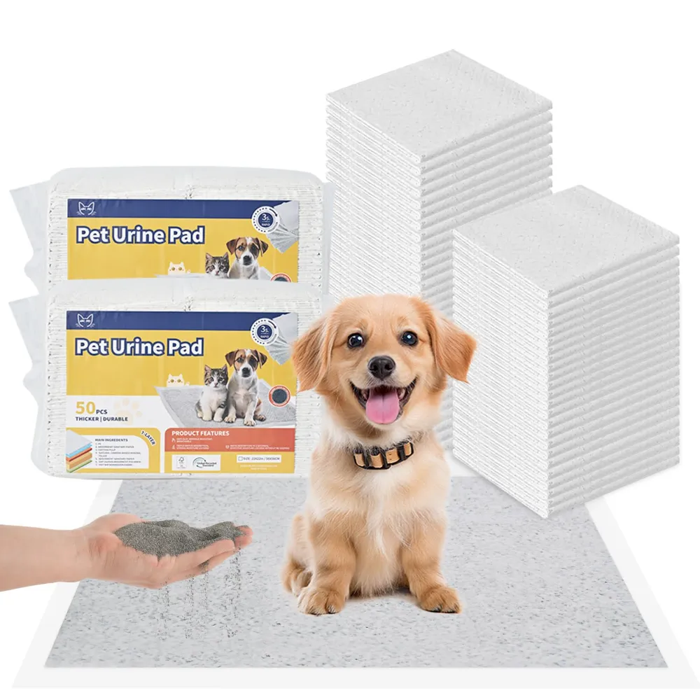 wholesale Puppy Pee Pads 100 Count – 22x22 5-Layer Leak-Proof, 50 PcsCarton