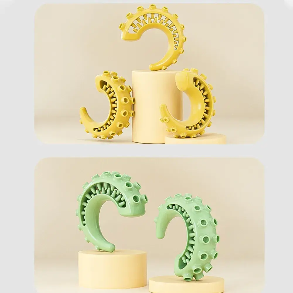 Durable TPR Dog Chew Toy Treat Dispenser