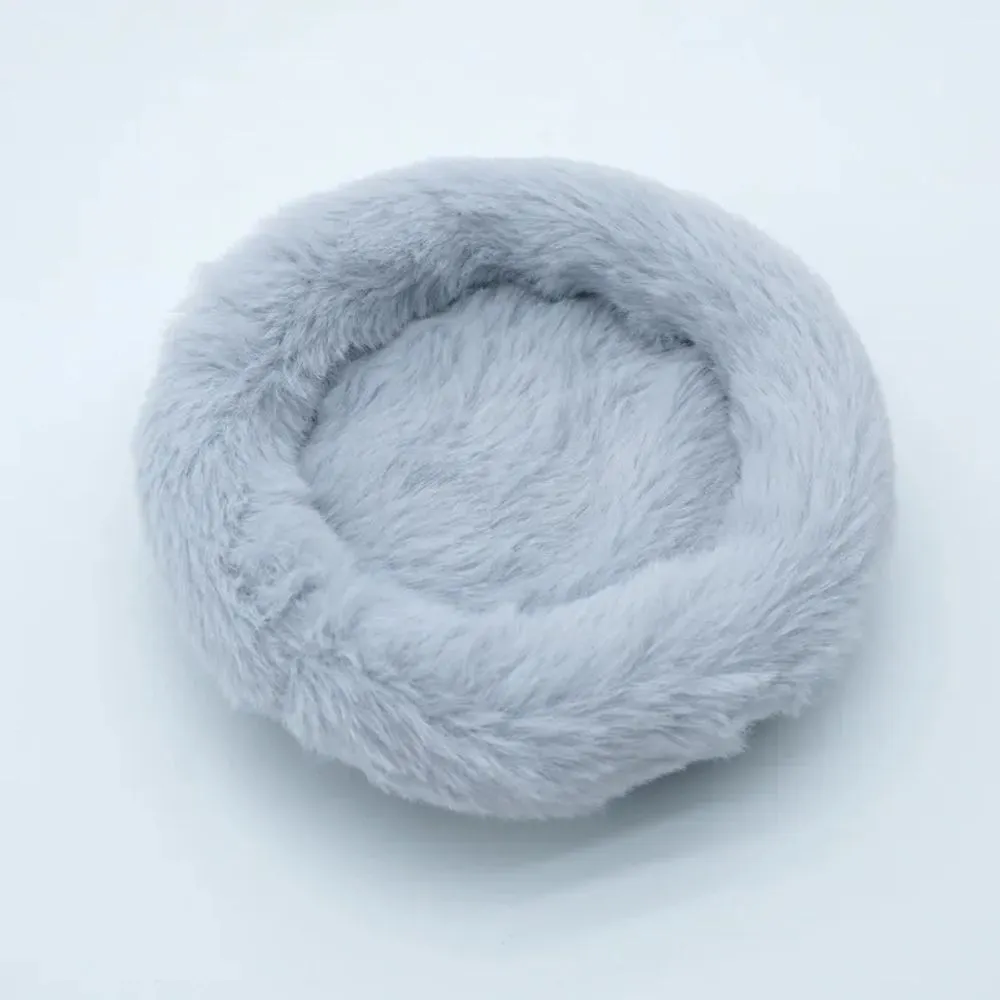 long plush fabric-grey