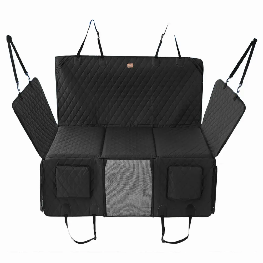 wholesale Dog Car Seat Cover Back Seat Extender – 450LBS Heavy Duty Waterproof Faux Leather