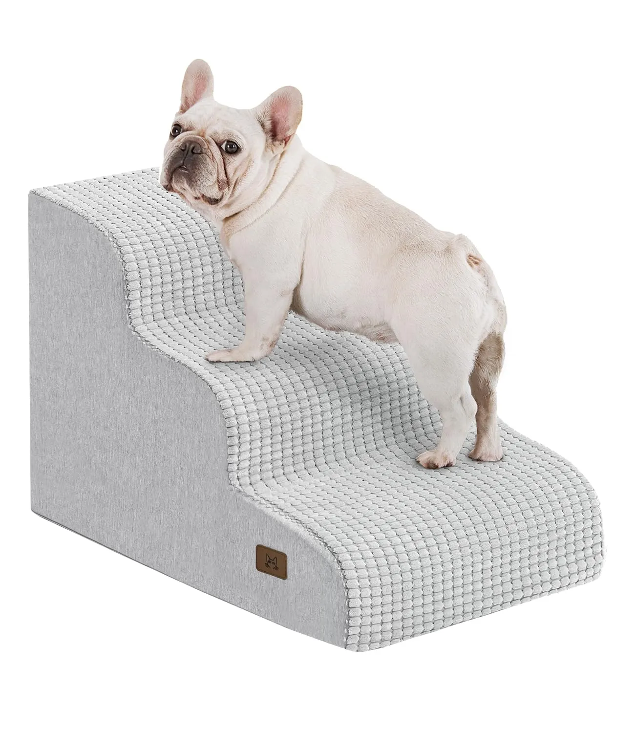 wholesale Grey Dog Stairs for Small Dogs, Dog Steps for Bed 35D Strong Support
