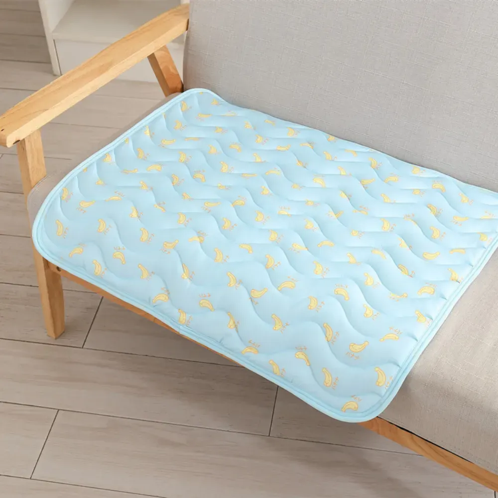 Breathable Cooling Blue Banana Mat for Pets