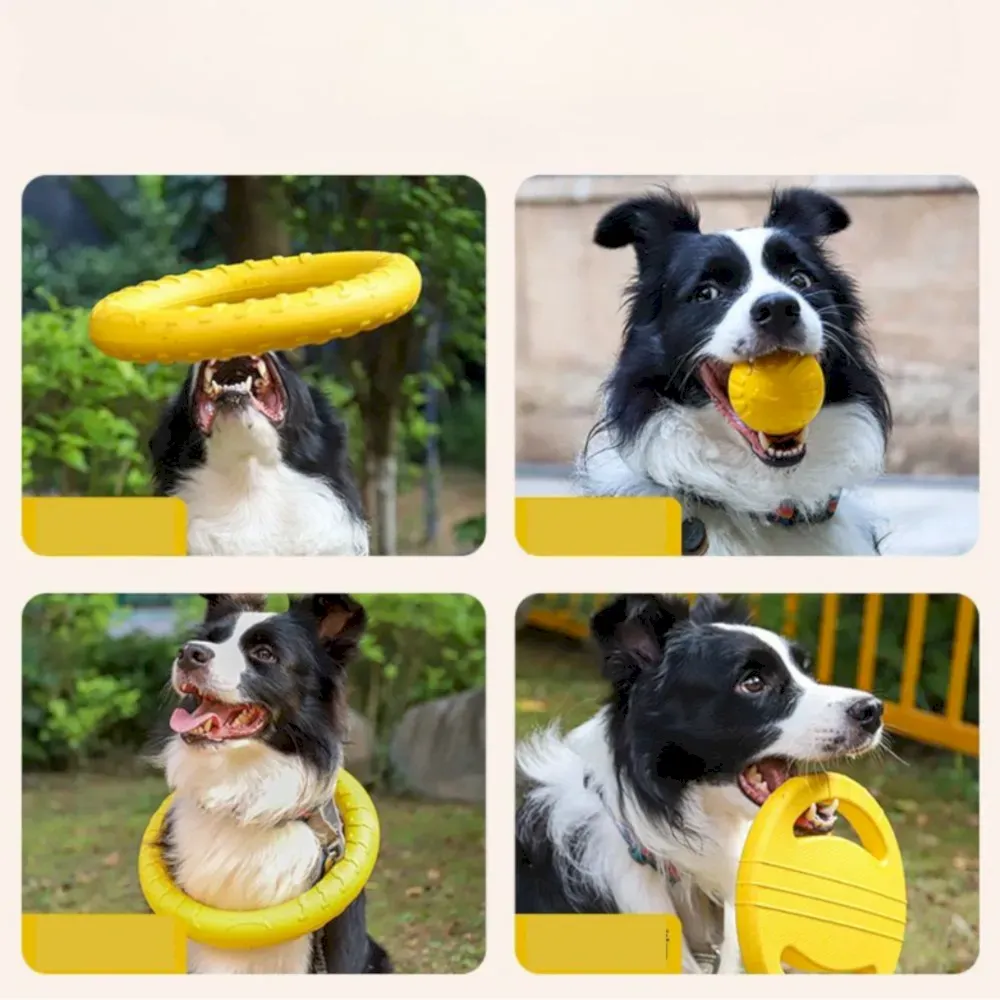 Dog Flying Disc Floating Dog Ring Toys
