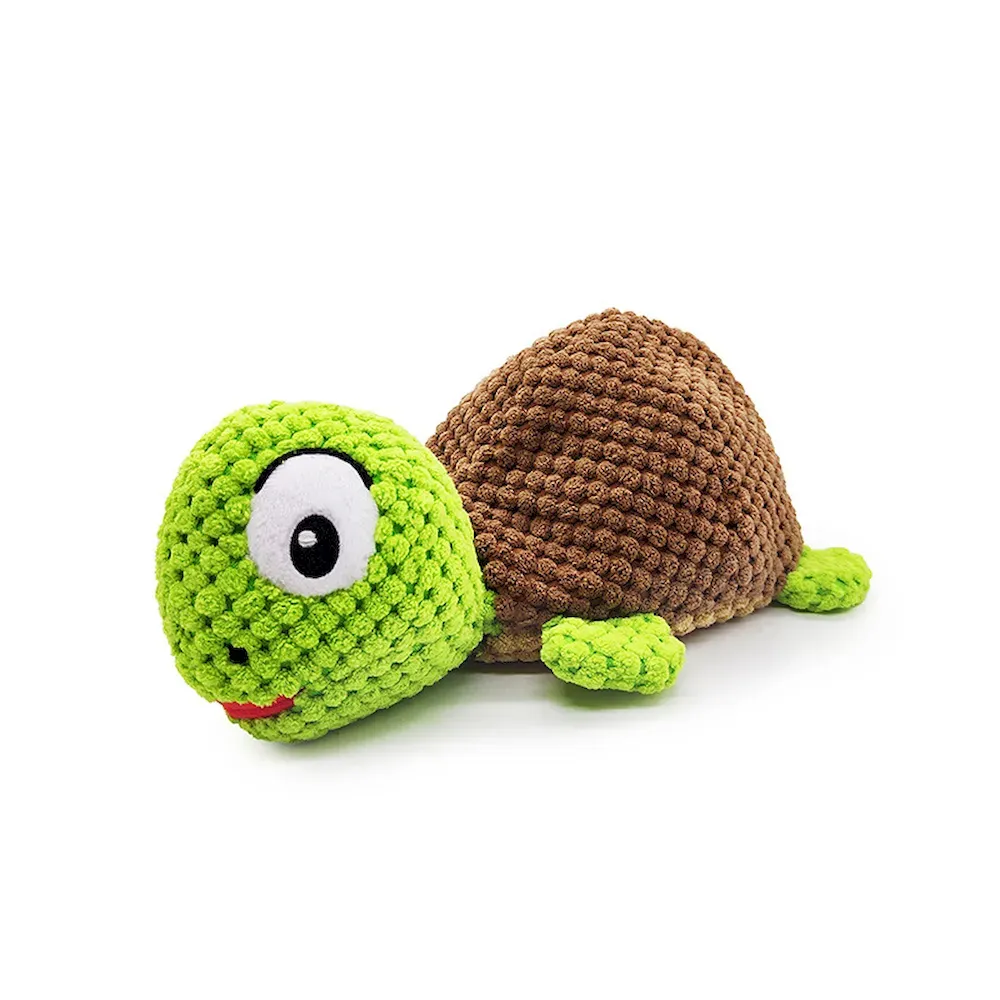 Interactive Turtle Dog Toy with Food Dispenser