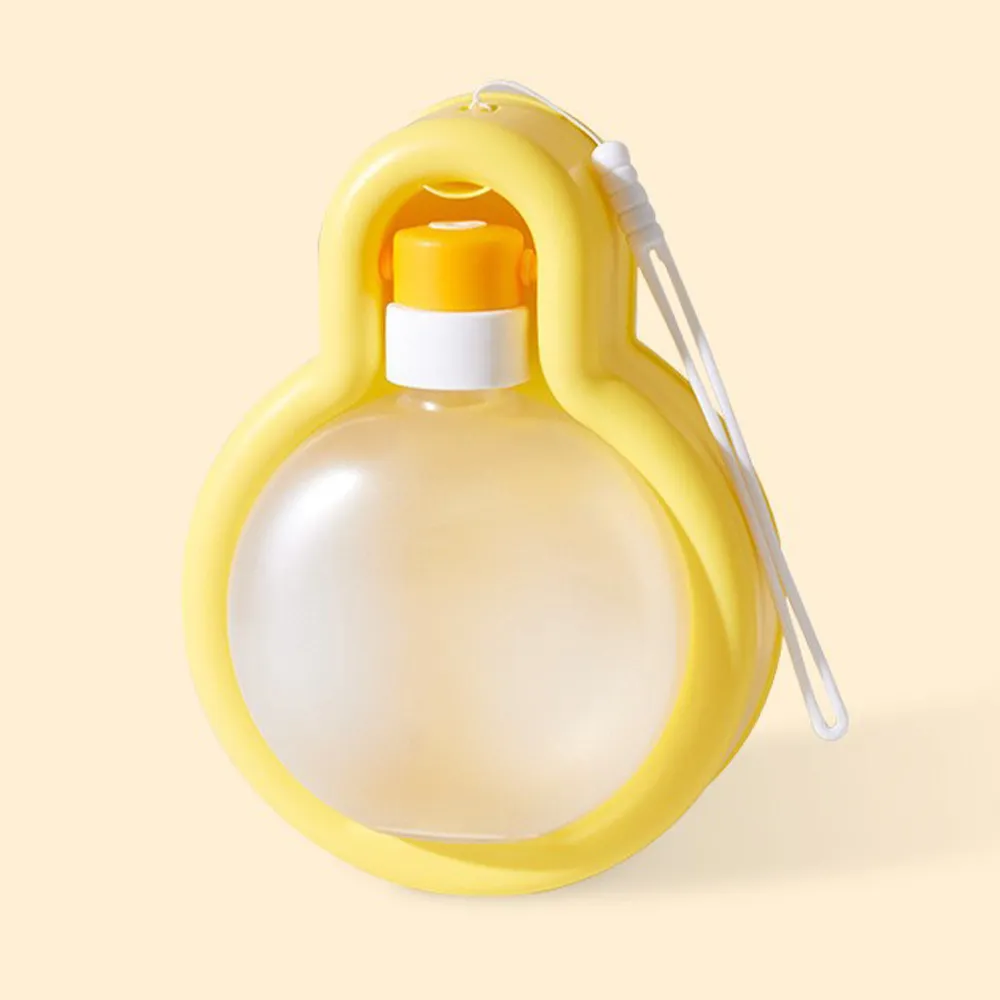 Outdoor Travel Leak Proof Lightweight Portable Dog Yellow Water Bottle