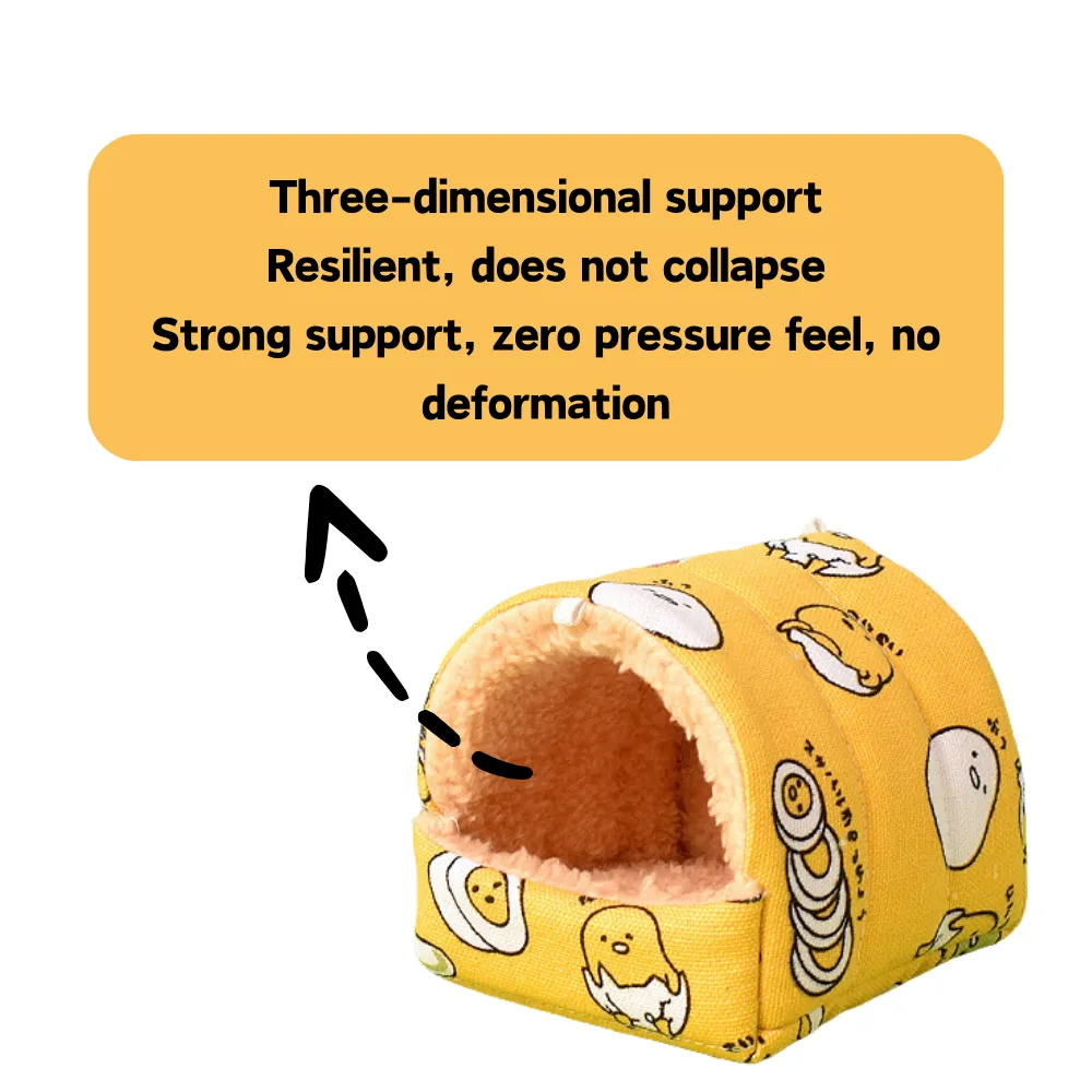 Parrot Bed Hammock Winter Warm Bird Plush Nest Toy