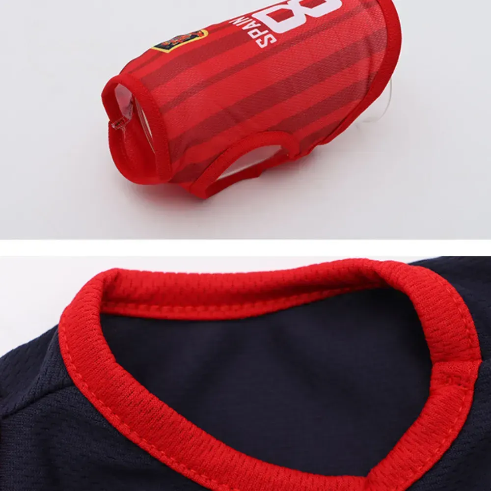 Wholesale XS Summer Breathable Dog Sports Vest UV Protection Football Shirt