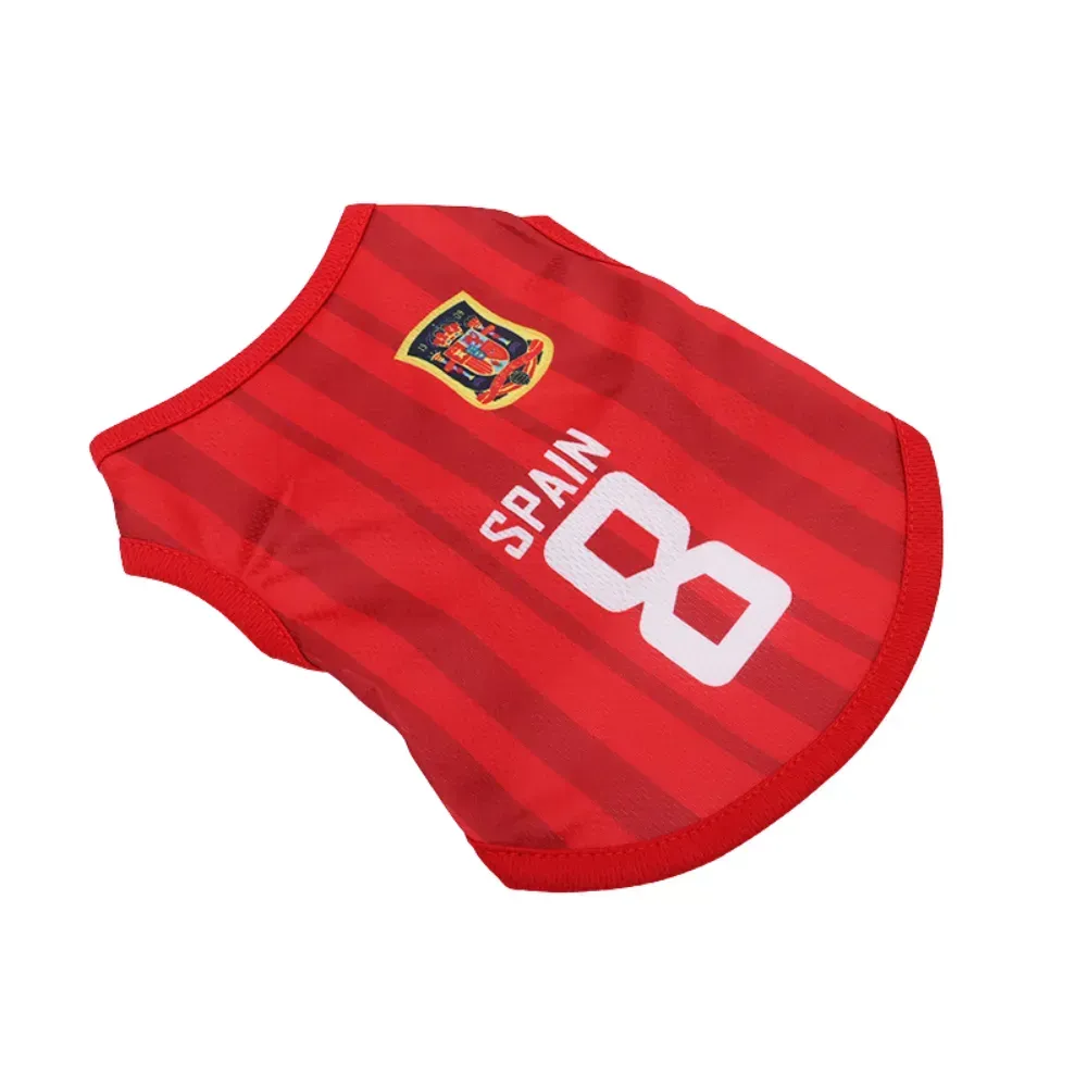 Wholesale XS Summer Breathable Dog Sports Vest UV Protection Football Shirt