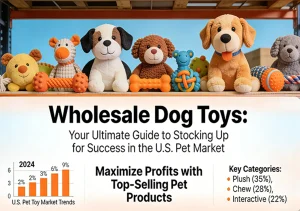 wholesale dog plush toy large