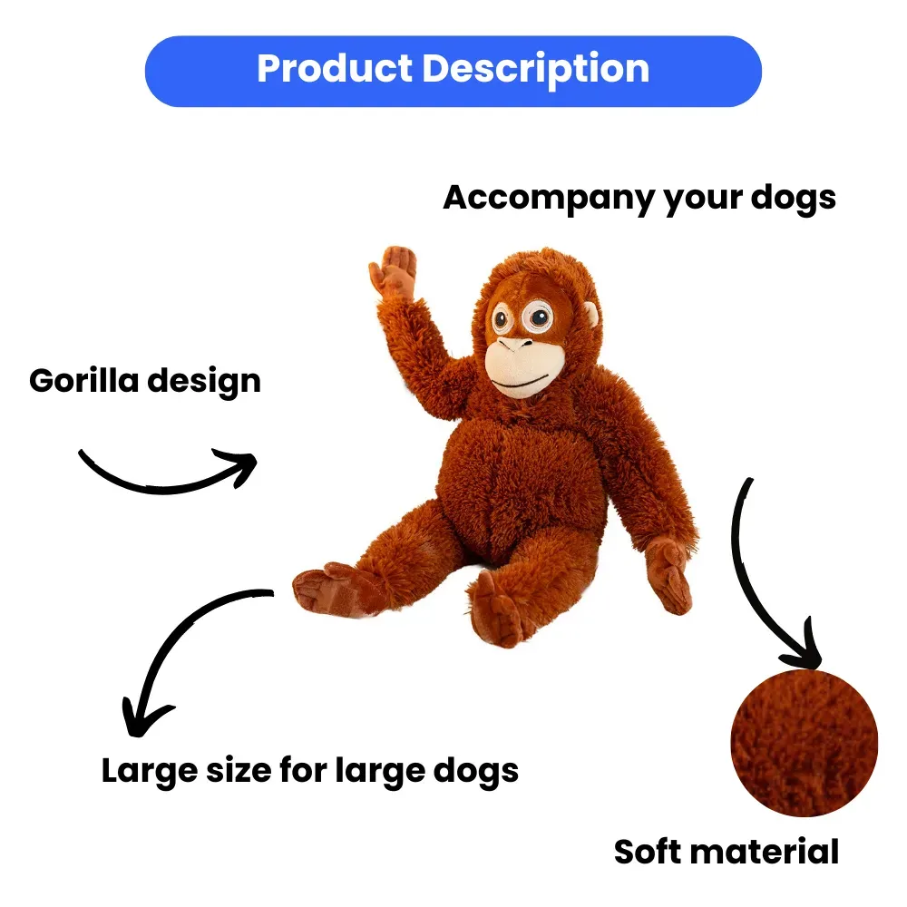 Wholesale Large Brown Gorilla Plush Toy