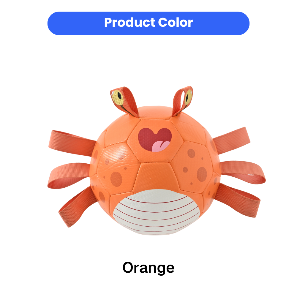 Wholesale Crab Dog Ball Toy, Dog Soccer Balls with Straps, Funny Interactive Dog Toys Gifts for Puppies？