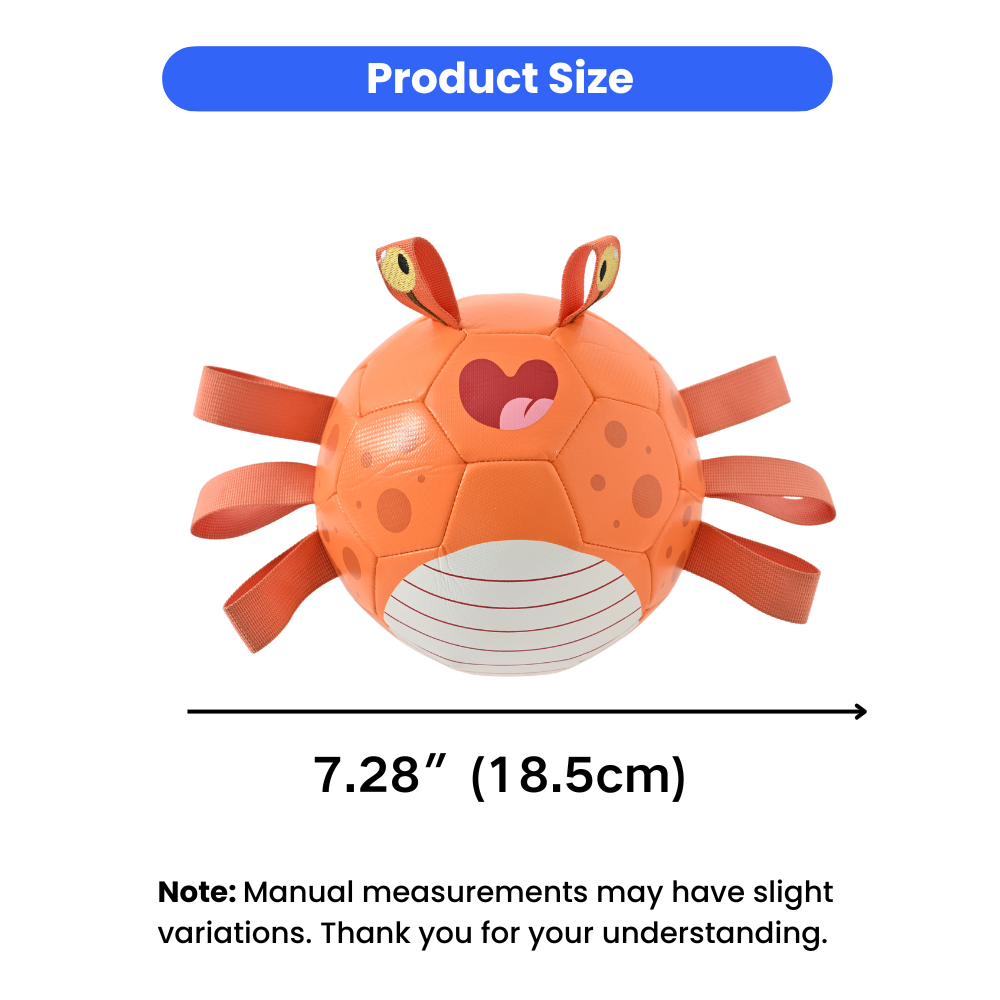 Wholesale Crab Dog Ball Toy, Dog Soccer Balls with Straps, Funny Interactive Dog Toys Gifts for Puppies？