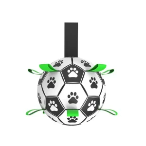Wholesale World Cup Interactive Black and White Dog Toy Soccer Ball