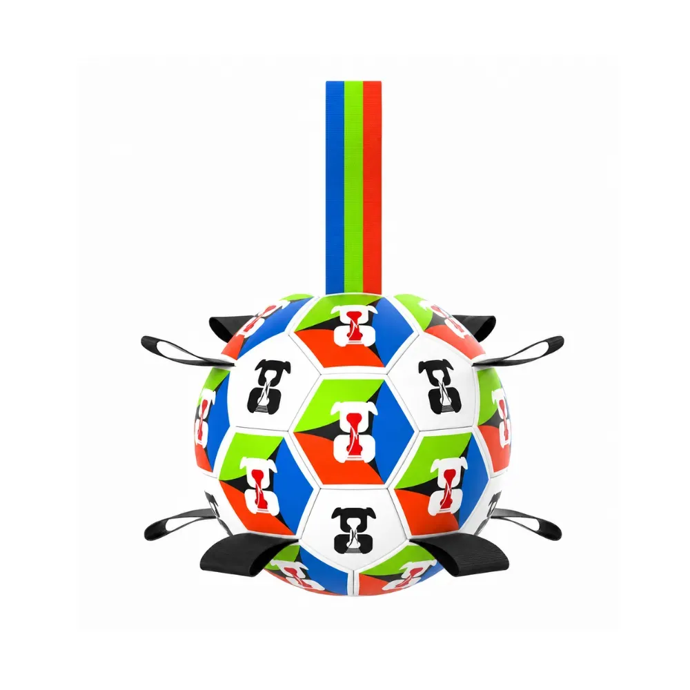 Wholesale World Cup Interactive Black and White Dog Toy Soccer Ball
