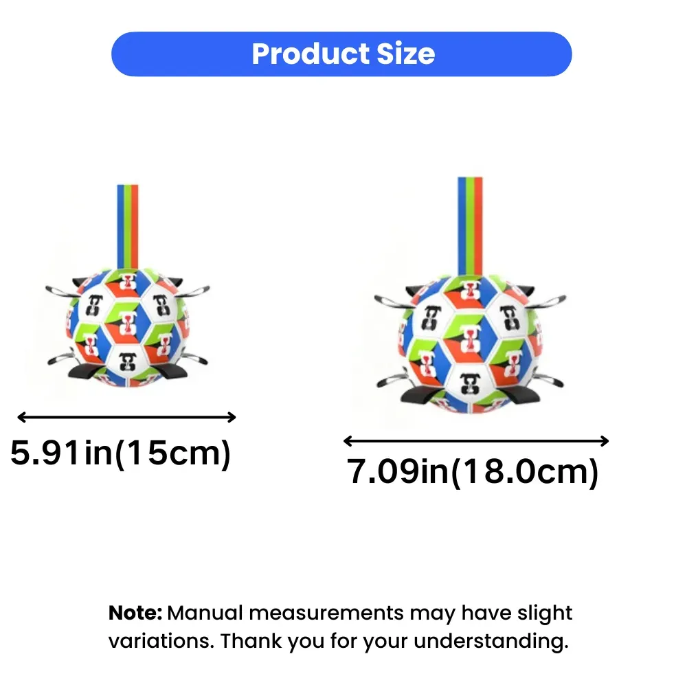 Wholesale World Cup Interactive Black and White Dog Toy Soccer Ball