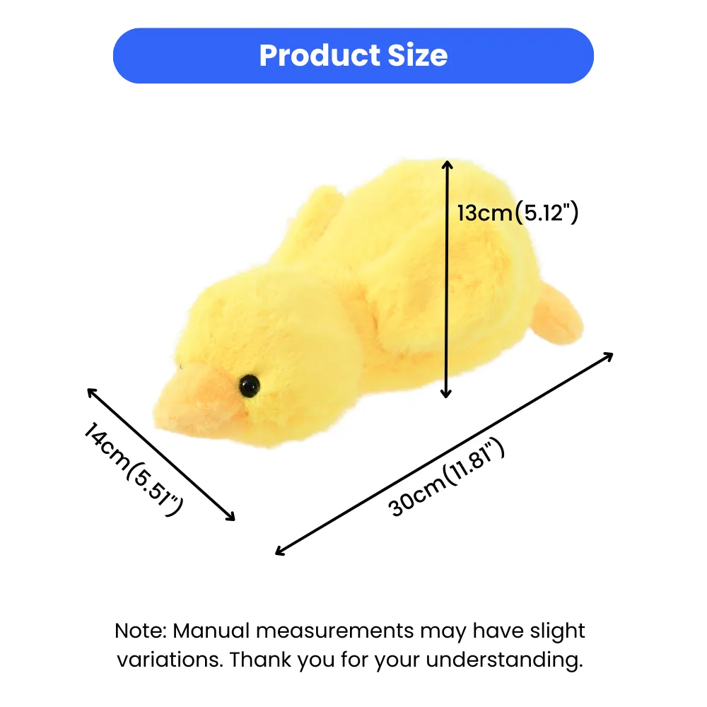 Cute Duckling Style Plush Dog Toy with Squeaker6_Duck Dog Toy, 3 Colors Assorted, 12pcsCarton