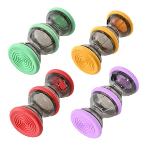 Detachable Funnel-Style Treat Dispensing Design Cat Chaser Toy1_Funnel-Shaped Dog Toy, 4 Colors Assorted, 36pcsCarton