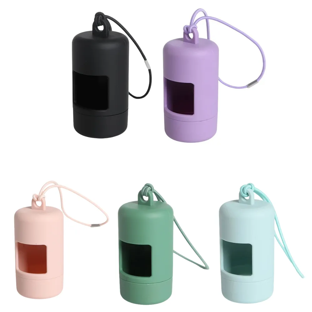 Dog Waste Bag Dispenser, 5 Colors Assorted, 48 pcsCarton
