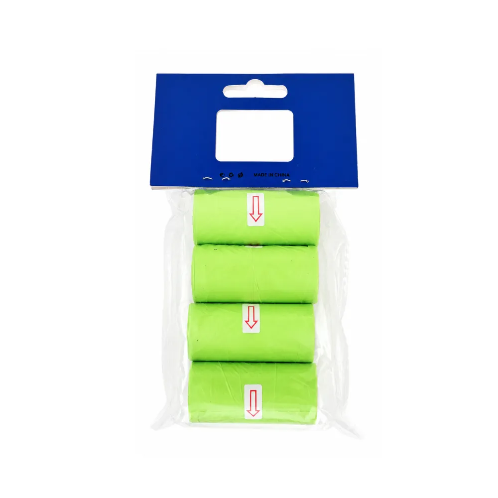 Green Dog Waste Bags 4 Roll Pack, 45 PacksCarton