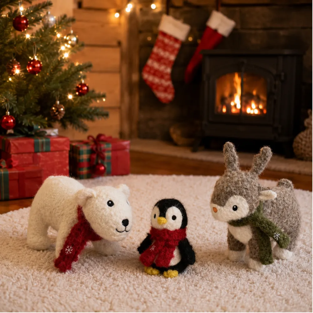 Plush Deer Dog Toy, 1 4 pcsCarton