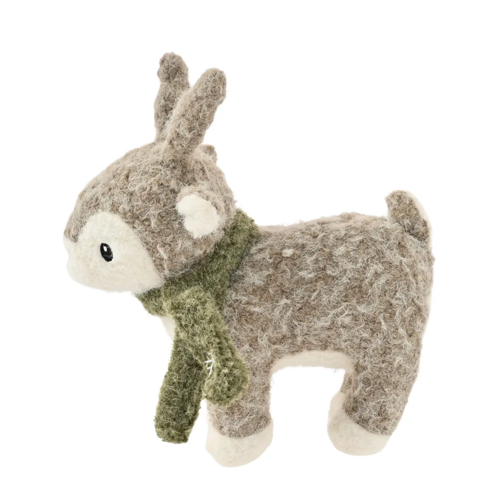 Plush Deer Dog Toy, 14 pcsCarton