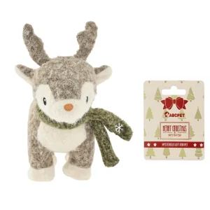 Plush Deer Dog Toy, 14 pcsCarton